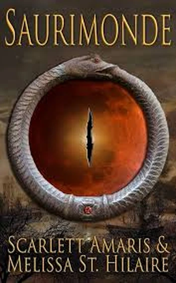 Cover of Saurimonde, Book I, by Scarlett Amaris and Melissa St. Hilaire.